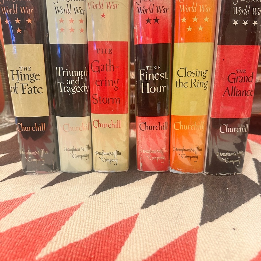 Churchill World War Book Set First Editions